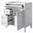 Orrville 30 " W Free Standing Wall Mounted Single Double Single Vanity Bathroom Vanity With Ceramic Top-733410666