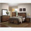 Wooden Nightstand with 2 Drawers in Oak Finish