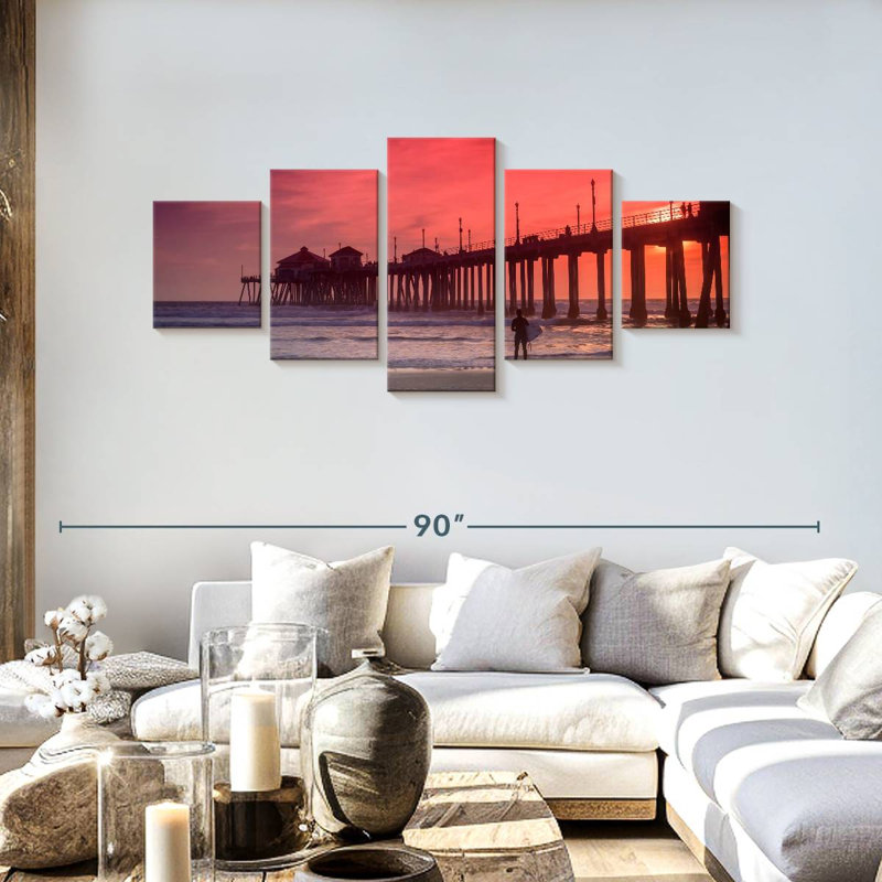 Huntington Aydden Sunset, H 30 po x l 68 po