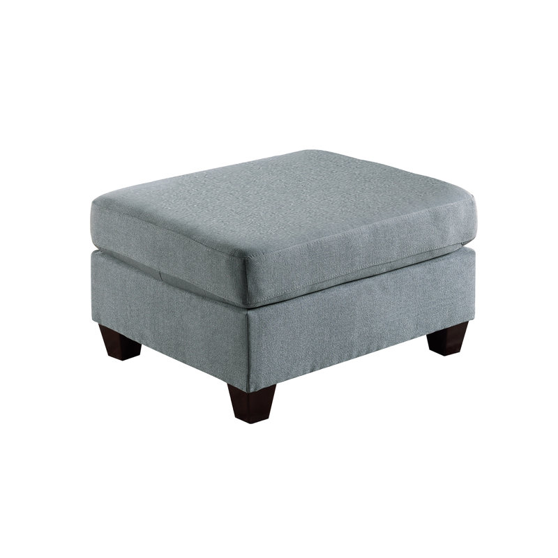 Grey Linen-Like Fabric Modular - 2Pc, Stylish Armchair And
