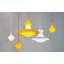 Luminaire suspendu géométrique 1 lumières unique Stupa-17919503