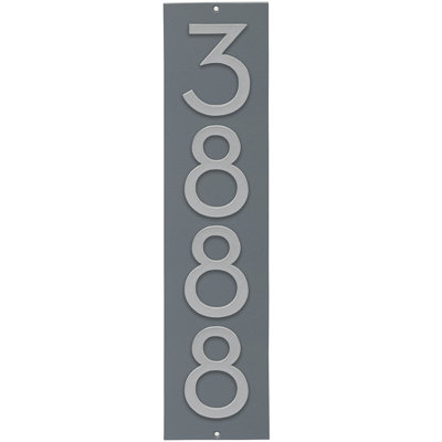 Floating 1-Line Wall Address Plaque