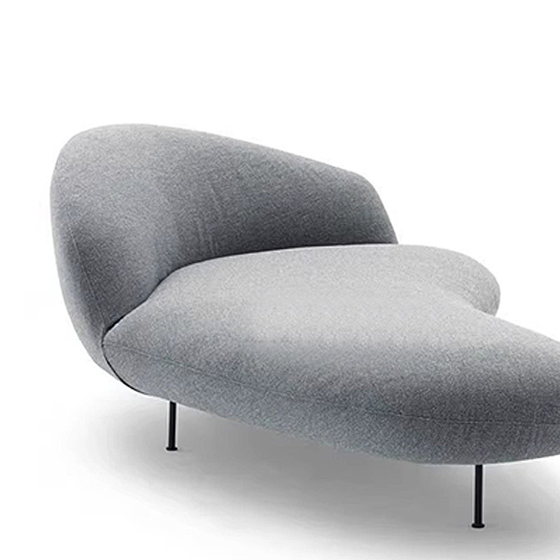 Chaise en bois massif de haute qualité, Gris, Orienté à droite