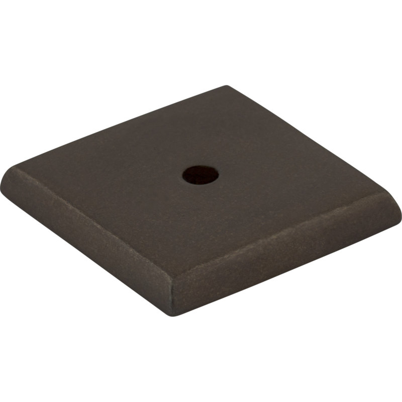 Aspen Square  Backplate, 0.875" H x 0.875" W x 0.19" D, Medium Bronze