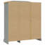 Lonepine 3 Door Solid Wood Wardrobe-86317406