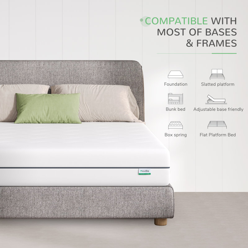 Matelas en mousse viscoélastique 10 po Home Cool, Grand