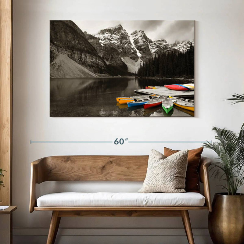 Bateaux Alvord Moraine Lake Pop, H 32 po x l 48 po