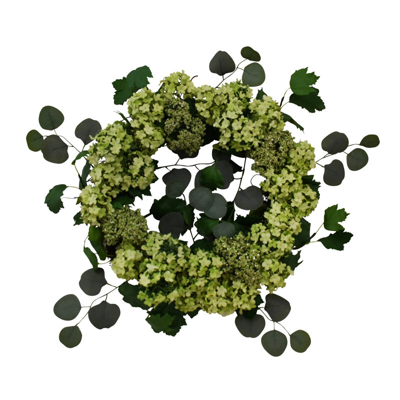 24" Snowball Eucalyptus Wreath 