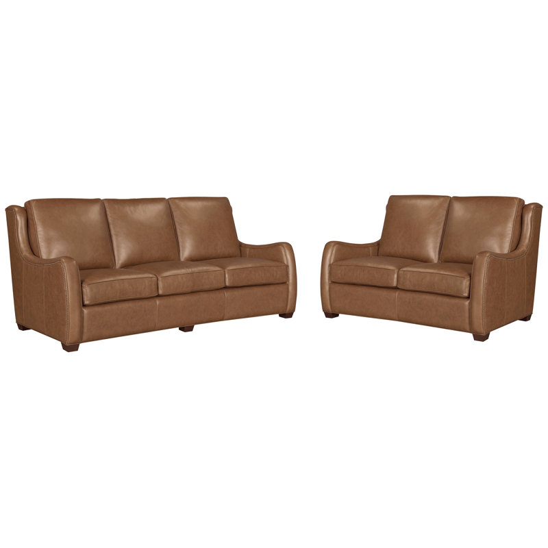 Canapé et causeuse stationnaire, 2 Pcs: Loveseat, Sofa