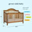 Lit de bébé convertible 4-en-1 Jayden-573216889