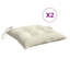 Ensemble de 2 coussins de siège en polyester 100% polyester Oxford blanc crème-1561547680-1561547694