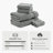 500 GSM 100% Turkish Cotton Charcoal Oversized 2-Piece Towel Set-103688326-112079028