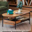 Table basse rétro à deux niveaux-165114765