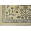 Tapis oriental traditionnel en laine noué à la main 8 pi 11 po x 11 pi Oushak