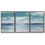 "Blue Silver Shore", reproduction sur toile 3 pièces-1746535697-1746535702