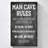 "Man Cave Rules" by CAD Designs Print on Canvas-1022131774