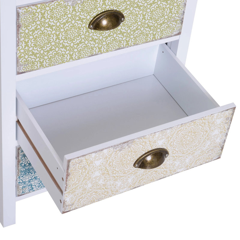 Okeefe 46 cm W Chest of 5 Drawers