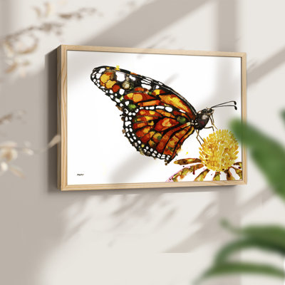 Wings I -Framed Print - Restickable