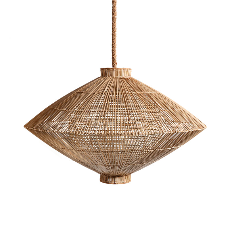 Buri Diamond Weave Pendant Light Shade, Large