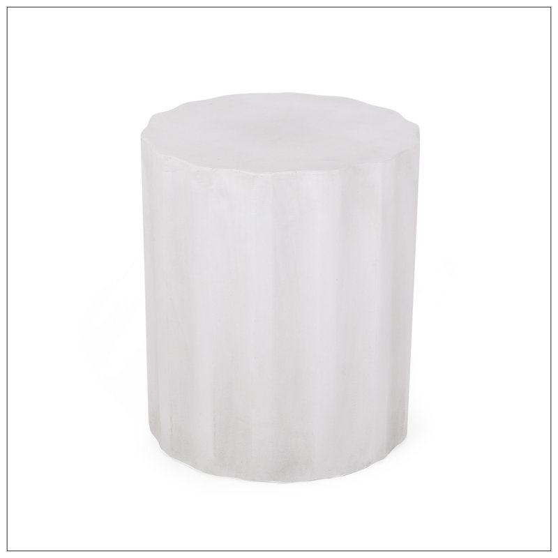 Outdoor Lightweight Concrete Side Table