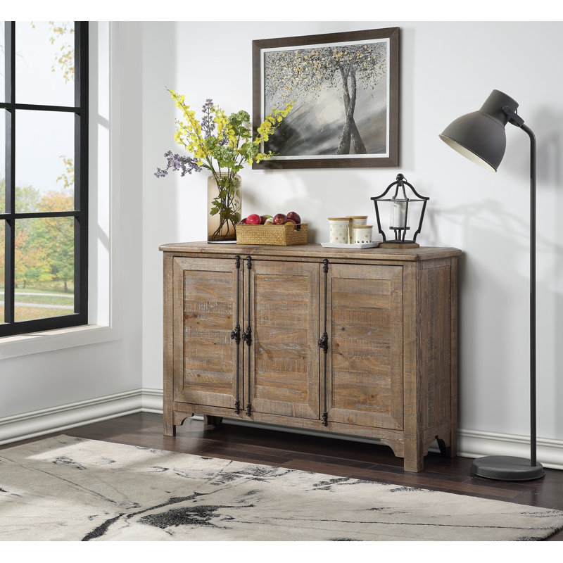 Bindner 64" Wide 2 Drawer Server, Brown