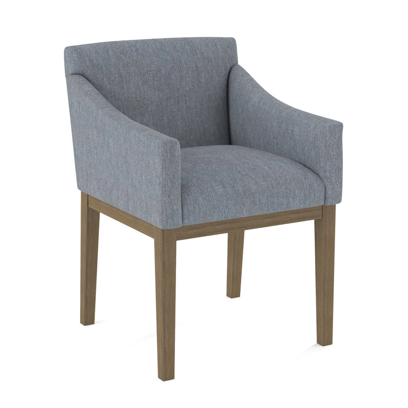 Upholstered Arm Chair, Applause Bray, Weathered Gray