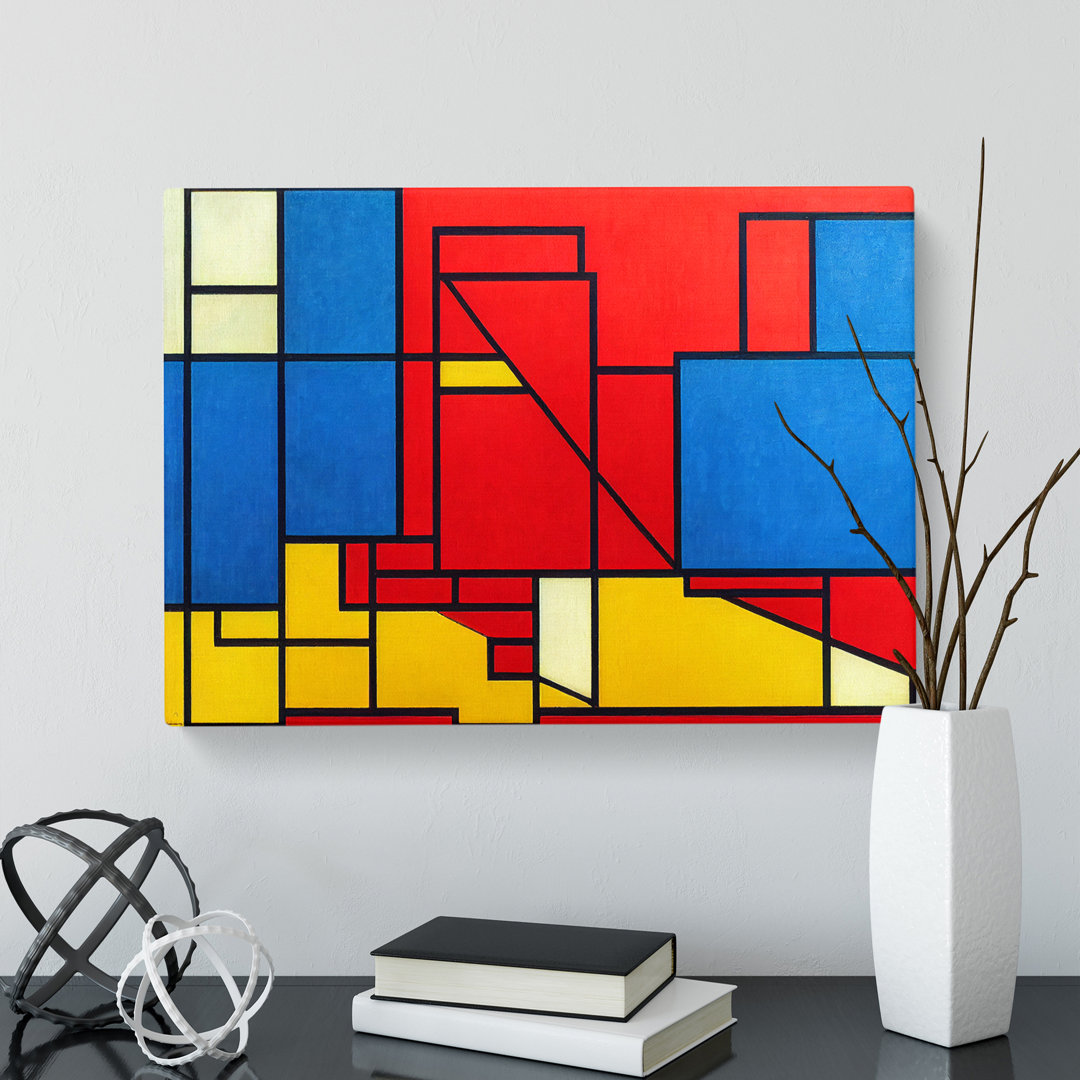 Cubism Art Abstract Vol.1 - Wrapped Canvas