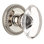 Rosace double avec bouton de porte en cristal Grandeur Newport Rosette