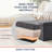 Square Upholstered 15" Inch Storage Ottoman - Set of 2-1894706970