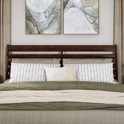 Ashmun Solid Wood Sleigh Headboard