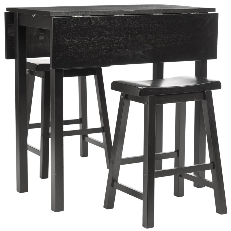 Stevphen 2 - Person Solid Wood Top Four Leg Dining Set