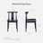 Farmhouse Wood Dining Chairs With Curved Back-879348981-879348980