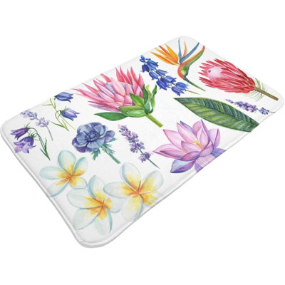 Flannel Floor Mat, Rug, 24 x 36 in