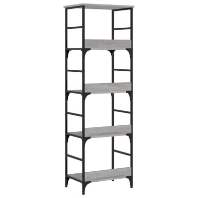 Nevah 153 cm H x 50 cm W Steel Etagere Bookcase