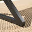 Banc de pique-nique extérieur en aluminium Lal-24810037