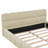 Queen Size Upholstered Platform Bed With Thick Fabric, Grounded Bed With Solid Frame-114246927