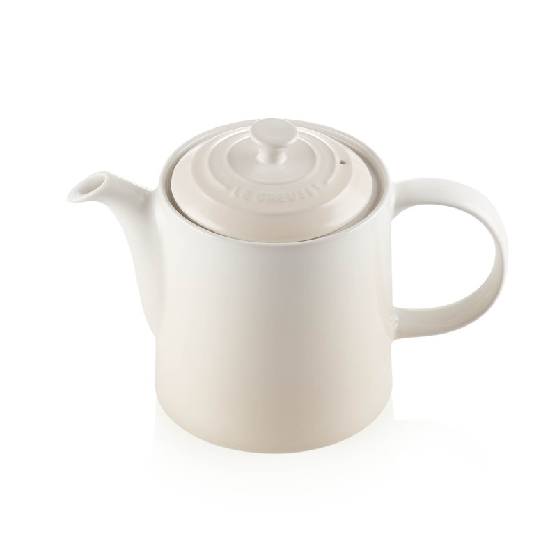 Le Creuset Stoneware Grand Teapot 1.3L, Meringue