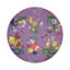 Sous-verres ronds en cuir Flora Fauna Orchid Vegan-119015151