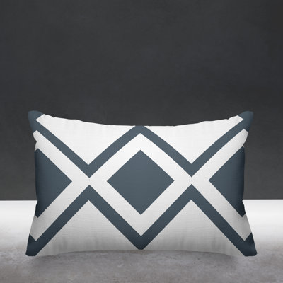 York Polka Dots Outdoor Reversible Throw Pillow