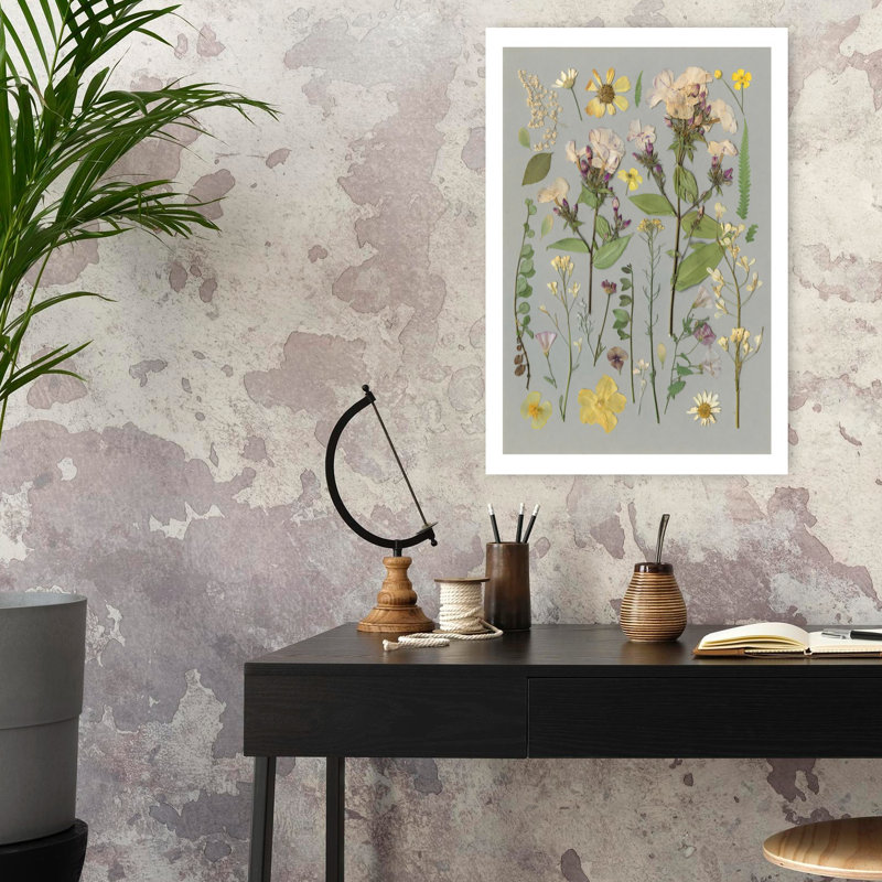 «Organic Study II», art mural contemporain abstrait, H 24 po x l 16 po