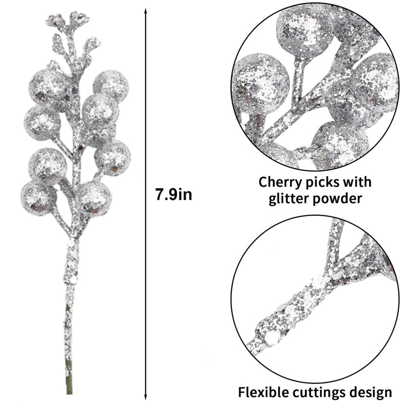7.9 " Plastic Shatterproof Pick, Silver