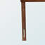 Tête de lit en rotin Reno noyer cendré avec grand lit arqué festonné, H 59,71 po x l 60,97 po x P 1,31 po