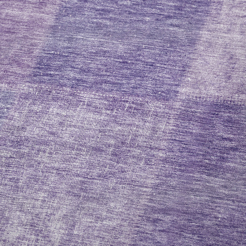 Jeté Art déco en sherpa Addison, Patchwork lavande