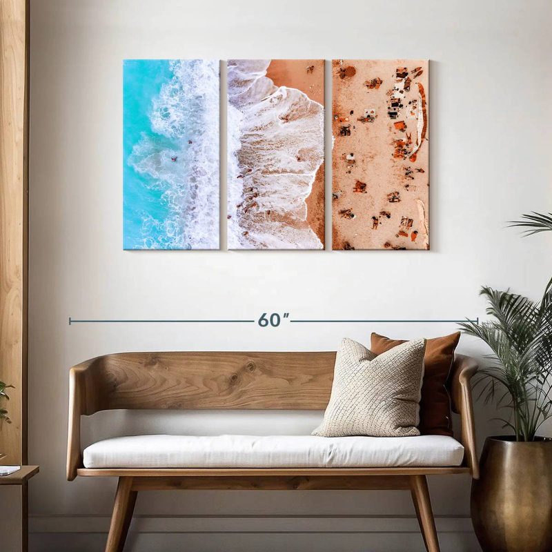 Gillard Beach Tourists, 28" H x 45" W