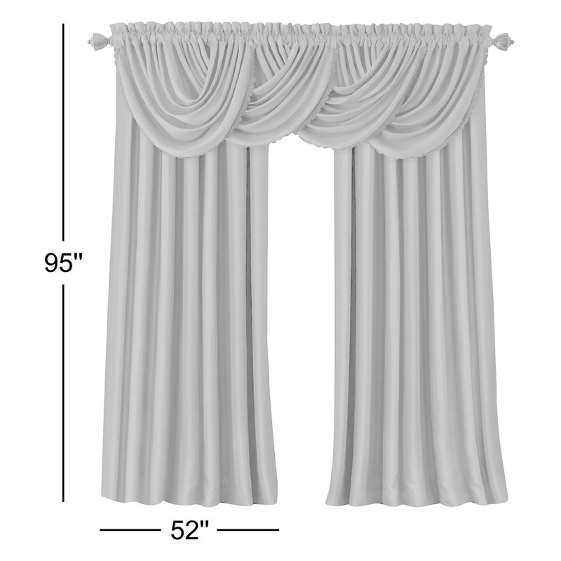 Rideau simple occultant Ardmore, Taupe, l 52 po x L 84 po