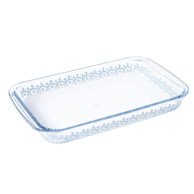 3.1 Quart Spicy Cloves Glass Rectangular Baker