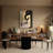 39.37"Black luxury green plant decorative painting-520364604-520364592