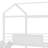 Twin Size Metal House Bed Loft Bed With Two-Sided Writable Wooden Board And Slide-102040504