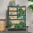 Hand-Painted 7-Drawer Accent Chest with Gold Leaf