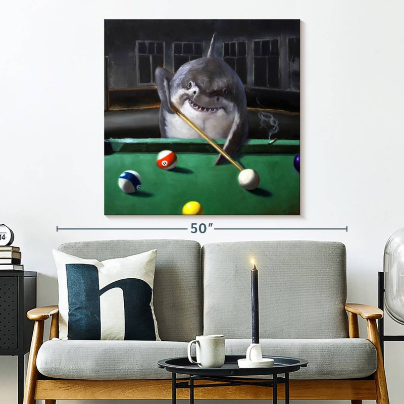 Ketti Pool Shark, 33" H x 33" W